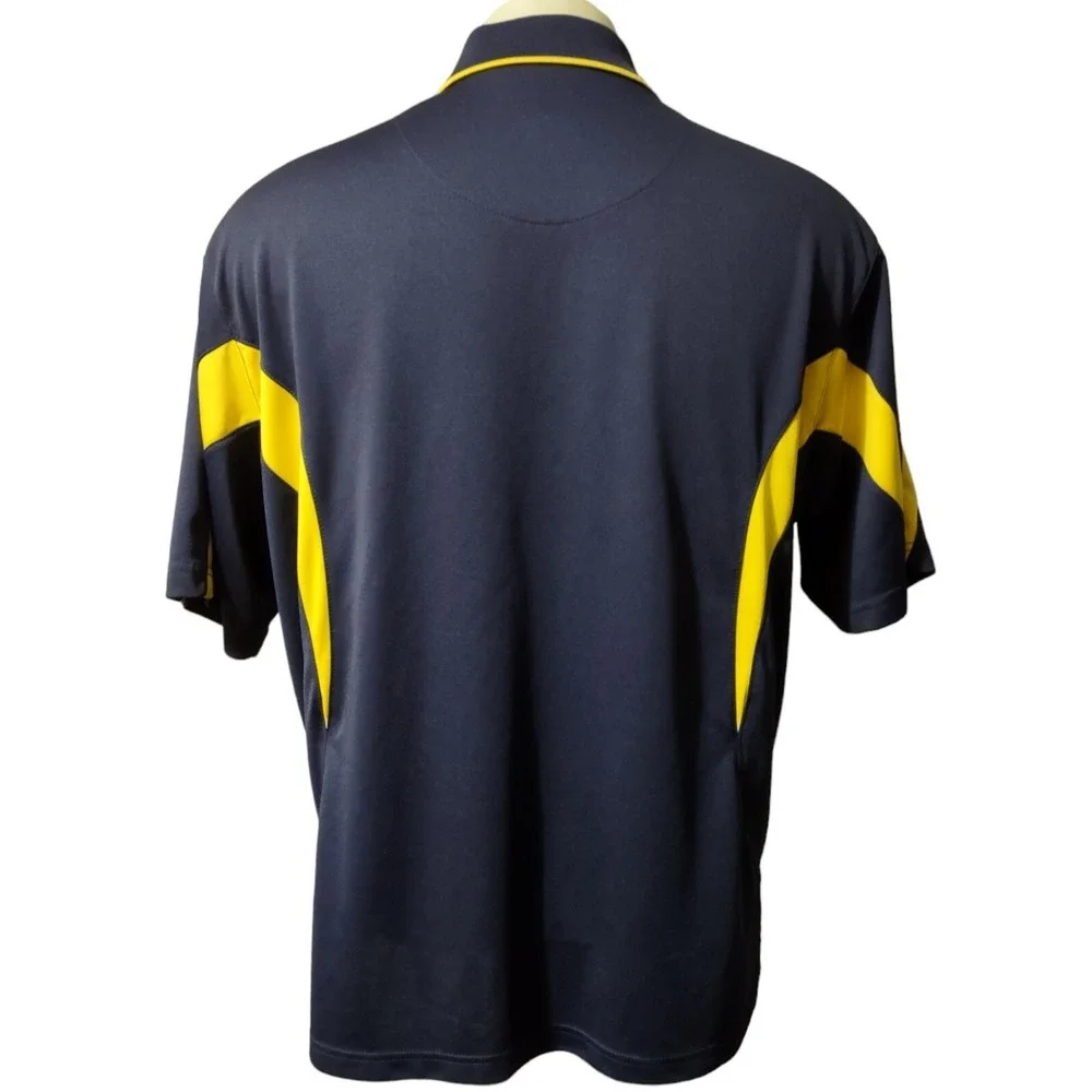 U of‎ M Polo Men's Shirt Large University of Michigan Embroidered MI Logo Golf